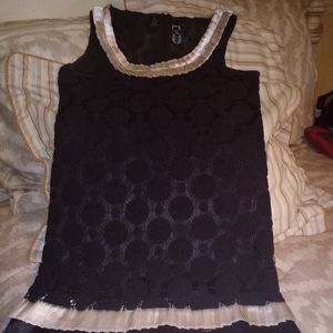 Nick & Mo Sleeveless Black & White Dress